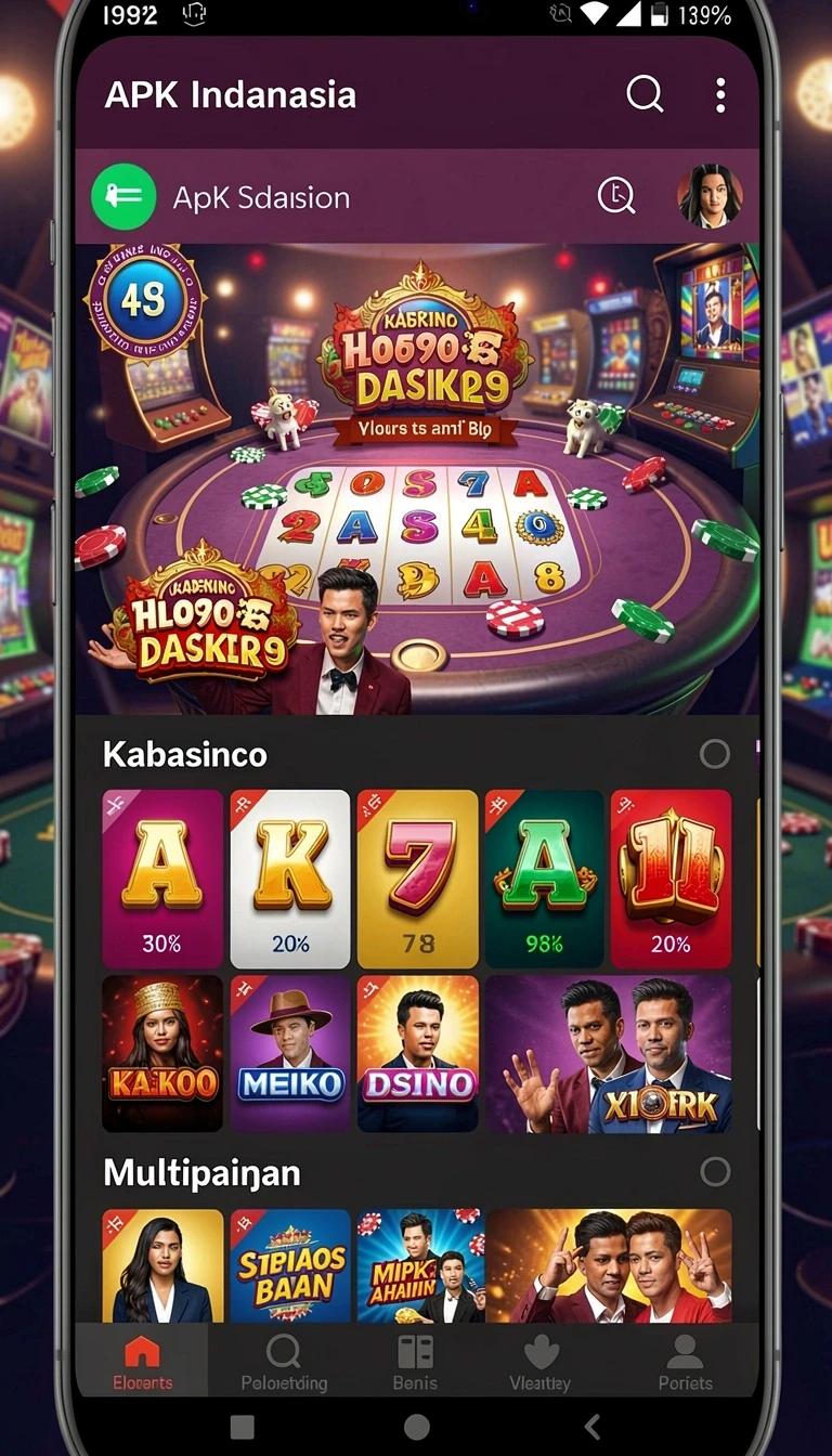 Tampilan utama aplikasi Review Aplikasi ka789 yang intuitif dan efisien.