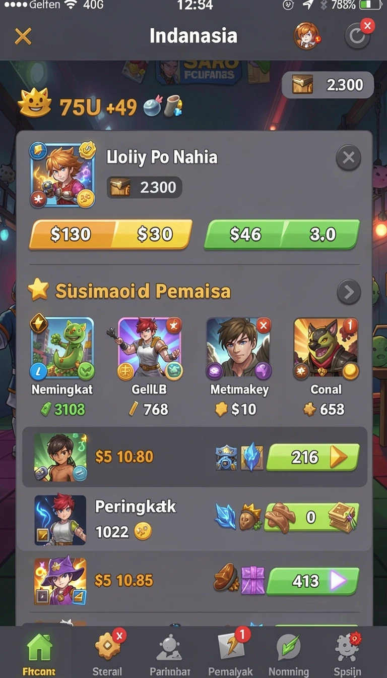 Tampilan utama aplikasi Review Aplikasi kramat77 yang intuitif dan efisien.