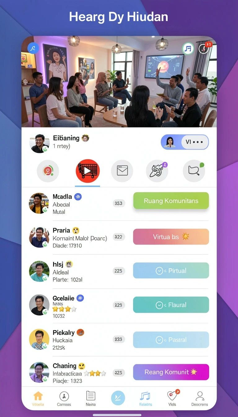 Tampilan utama aplikasi Review Aplikasi 8g8g yang intuitif dan efisien.